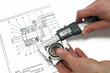 testing method -  sliding calliper