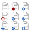 Iconset Dokumente Outlines