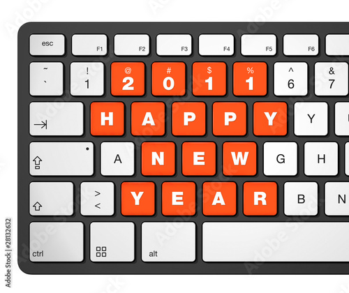 2011  Computers on New Year 2011 Computer Keyboard    Daboost  28132632   See Portfolio