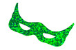 Photo : Green masquerade mask Green masquerade mask