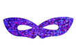 Photo : Purple masquerade mask Purple masquerade mask