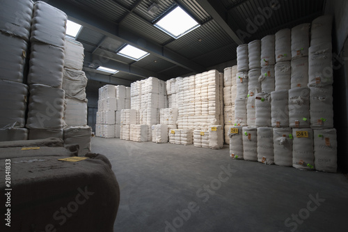 Photo: Spinning factory materials Spinning factory materials
