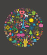 bauble filled with design elements