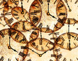 Иллюстрация: abstract vintage clock background abstract vintage clock background