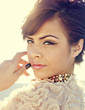 Fashion photo of beautiful young woman