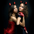 Two attractive devils