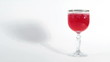 Filling a glass of red wine