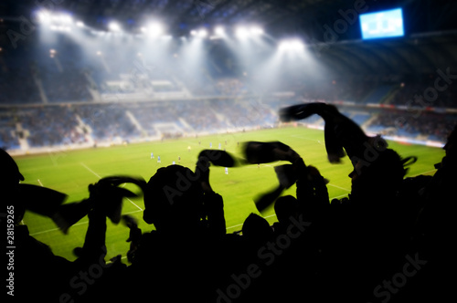 Foto: Fans celebrating a goal on football / soccer match Fans celebrating a goal on football / soccer match