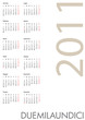 Calendario 2011 Italia