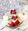 Red currant sorbet for Christmas