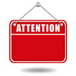 Attention blank board Attention blank board
