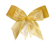 gold christmas bow