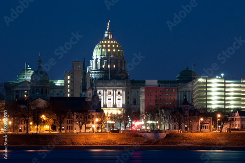 Photo: Harrisburg Skyline at Night Harrisburg Skyline at Night