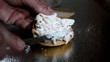 Brot mit Fleischsalat
