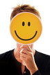 Personnage smiley heureux Personnage smiley heureux