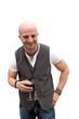 Photo: Casual young man drinking wine Casual young man drinking wine