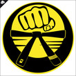 MARTIAL ARTS ORIGINAL SIMBOL EMBLEM.Vector.