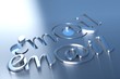 illustration, image webmail, email arrobase