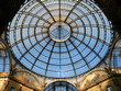 glass dome of the gallery in Milan glass dome of the gallery in Milan