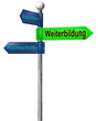 Wegweiser: Weiterbildung vs. Rückschritt und Stagnation