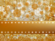 Crastmas card mosaic with light. EPS 8