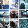 Foto: Business airport collage Business airport collage