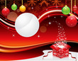 abstract christmas background with magic box abstract christmas background with magic box