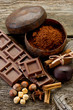 chocolate with ingredients-cioccolato e ingredienti chocolate with ingredients-cioccolato e ingredienti