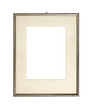 Old silver picture frame