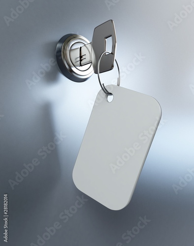 Photo: key in the keyhole key in the keyhole
