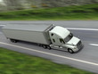 fast Truck on highway 3D