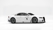 Sportcar fehér stúdió 3D