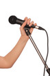 black microphone