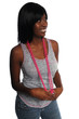 attractive young african-american woman