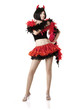 Beautiful girl in fancy dress