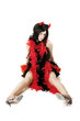 Beautiful girl in fancy dress