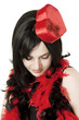 Beautiful girl in fancy dress