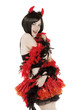 Beautiful girl in fancy dress