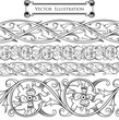 Vintage Floral Border Set