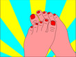 Shy feet