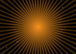 Orange vector burst of stars