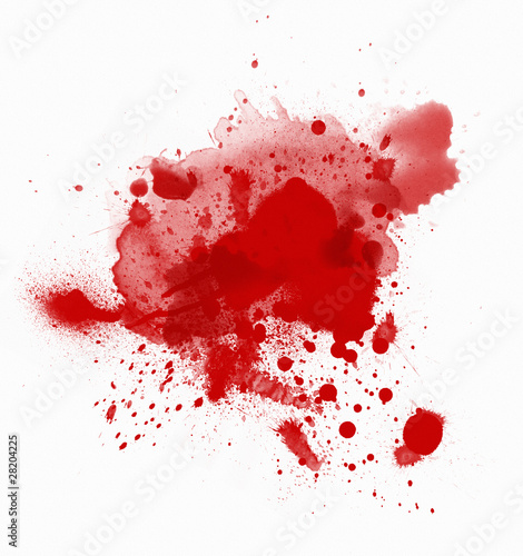 Illustration: bloody spot bloody spot