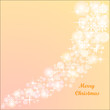 Light orange-pink winter background as greeting card Light orange-pink winter background as greeting card