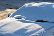 car covered with snow