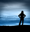 woman silhouette