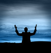 Success in business silhouette