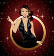 Glamorous showgirl