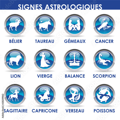 Vector: Zodiac star signs Zodiac star signs