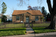 Formstone Cape Code House Picket Fence Suburban Maryland USA