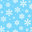 snow background, vector illustration seamless